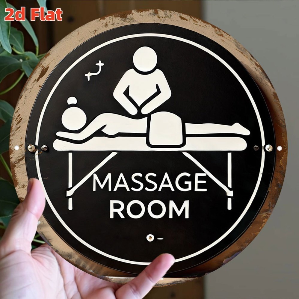 Spa Wellness Center - Datar 2D, Cetak Definisi Tinggi, Tahan