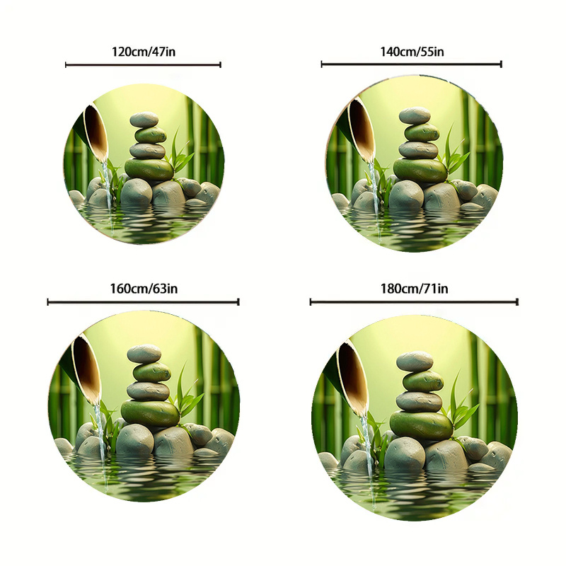 Karpet Bulat Zen Bamboo Stone  - Spa Wellness Hotel ulasan dan harga
