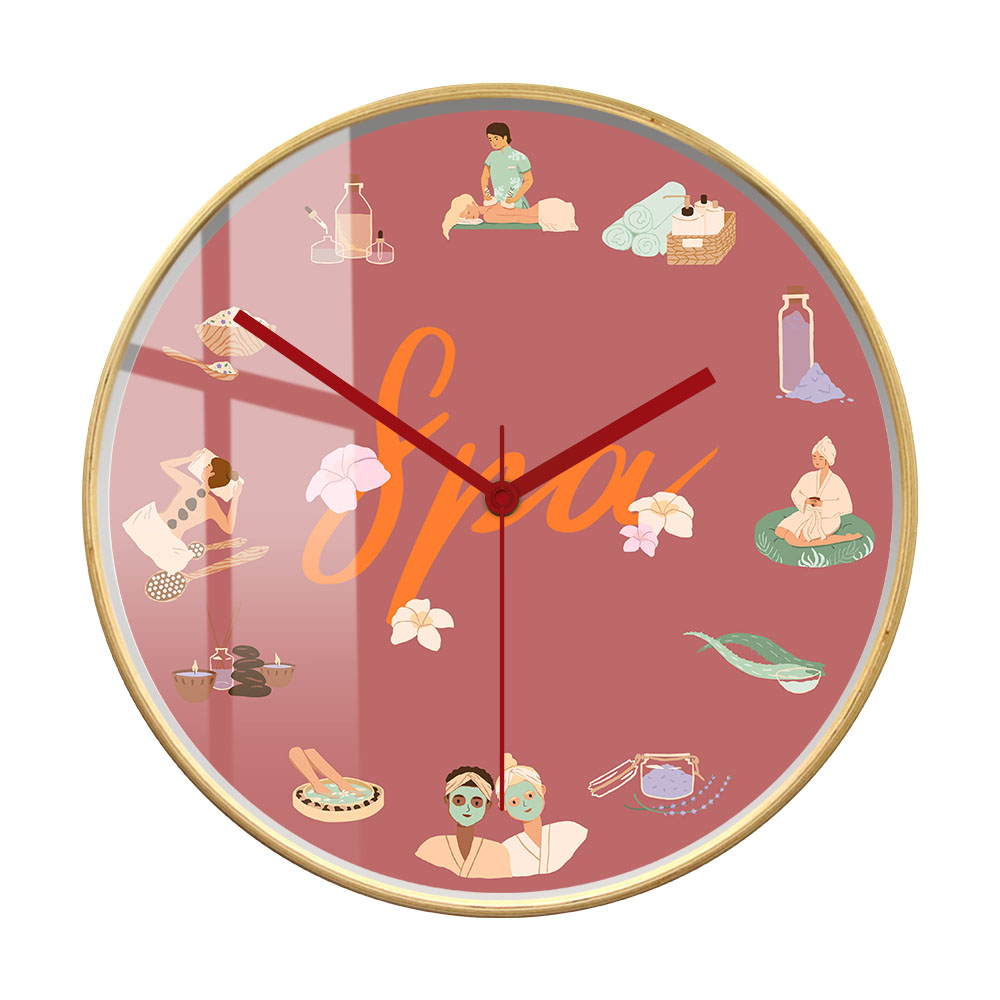 Jam Dinding Kuarsa Senyap untu - Wellness Spa And Salon ulasan dan harga